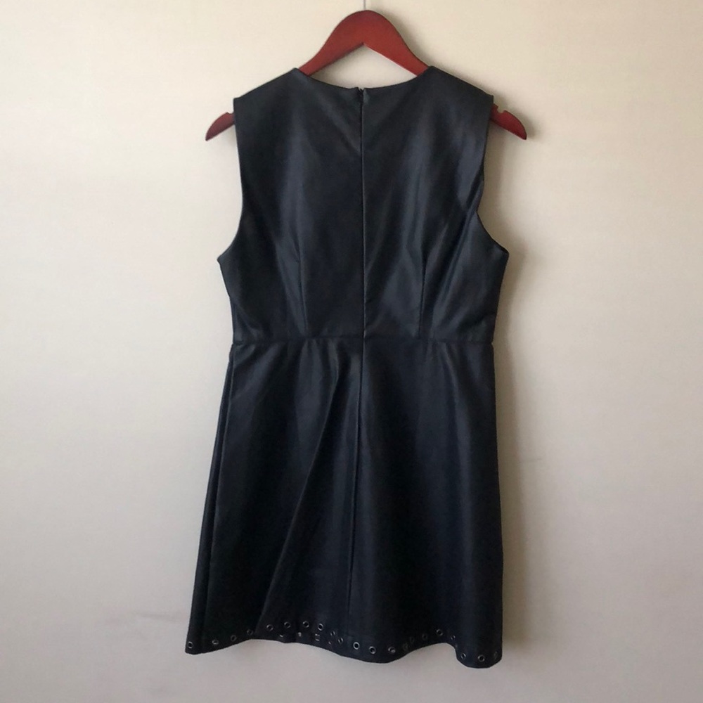 Faux Leather Dress - Picture 5 of 8